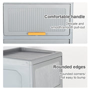 6 Tier Large Storage Drawer Unit Tower Plastic Organizer Cabinet School Home UK