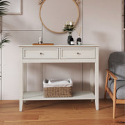 Large 2 Drawer Sideboard Console Table - Rowley Pale Cream Range