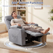 Recliner Chair Nursery Rocking Chair with Massage & Heat