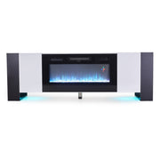 Electric Fireplace with TV Stand Unit Cabinet LED Fire Flame Heater Living Room