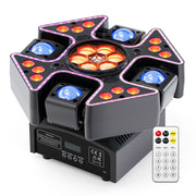 150W Moving Head Party Light Rotating Disco Ball Laser Beam Strobe with Remote