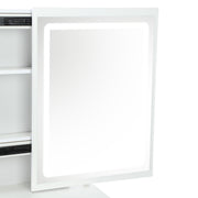 Dressing Table With Drawers Mirror Stool Set Makeup Desk Vanity Table Bedroom