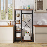 Open Wardrobe Clothes Rail Hanging Garment Stand Rack Shelf Storage Organizer