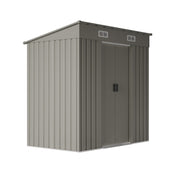 4x6 FT Garden Shed Glitter Storage Shed Waterproof with Foundation Kit and Vents