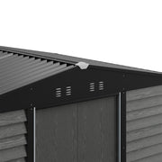 Large Metal Shed Garden Storage House 10X8ft Backyard Patio Waterproof Durable
