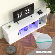 148CM LED TV Stand Unit Modern TVs Gaming Entertainment Center with Cabinet