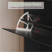 Modern Freestanding Shoe Cabinet Organizer with 2 Flip & 1 Pull-Out Drawers New