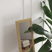Full Length Mirror Farmhouse Wall Mirror Hanging Freestanding Refurbished