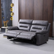 Lucca Grey Fabric Power Reclining Large 2 Seater Sofa
