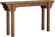 63 Inch Solid Wood Console Table Farmhouse Narrow Sofa Table for Entryway,Foyer