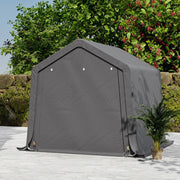 8x8FT Portable Bike Shelter Waterproof Steel Frame Outdoor Garden Storage Shed