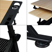 Yaheetech Art Drawing Desk Wood Drafting Table for Adults Artist Craft Tabletop