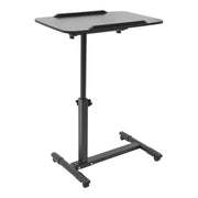Mobile Standing Desk Rolling Laptop Table Adjustable Hospital & Home Bed Table