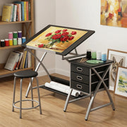 Adjustable Drafting Table Drawing Computer Desk Craft Art Board Home Office Desk