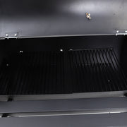 Large Charcoal Barrel BBQ Grill Garden Barbecue Patio Smoker Portable Wheels