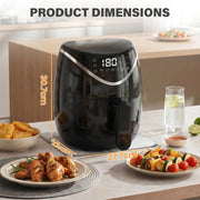 2.8L Mini Air Fryer 800W Low Fat Oil free Healthy Oven Frying Kitchen Cooker
