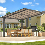 Metal Freestanding Hardtop Gazebo Aluminium Outdoor Pergola Waterproof for Patio