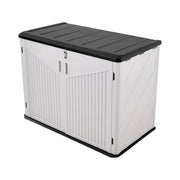Outdoor Storage Box with Free Base 975L Garden Container Shed Weather Resistant