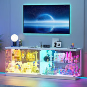 Glass Display Cabinet RGB LED Motion Sensor Charging Station for Collectibles