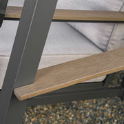 SunVilla Pine Knoll 2 Seat Garden Patio Swing Chair Canopy Aluminium Beige