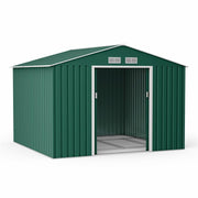 Metal Shed Outdoor Garden Storage 7x4 - 11x14 Apex Roof Galvanised Steel Ranger