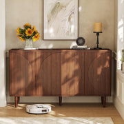 59-Inch Buffet Cabinet Sideboard, Modern Sideboard Buffet Table with Storage