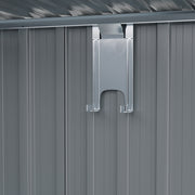 Metal Garden Shed 8 X 6, 8 X 8, 8 X 10 ft Storage Shed House with Extended Roof