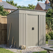 4x6 FT Garden Shed Glitter Storage Shed Waterproof with Foundation Kit and Vents