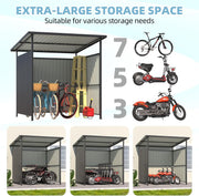2x2.2m Hardtop Grill Gazebo Outdoor Metal Lean-to Pergola Patio BBQ Shelter