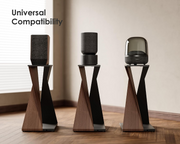 FITUEYES Speaker Stand !SALE! Eiffel Series Floorstanding 30kg Adjustable Walnut