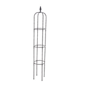 1x,2x Outdoor Garden Metal Obelisk Climbing Plant Support Frame Trellis 1.7M
