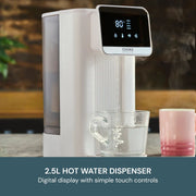 Cooks Professional 2.5L Digital Hot Water Dispenser Fast Boil Kettle 2 Colours