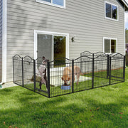 Indoor/Outdoor Pet Dog Pen Puppy Playpen Garden Enclosure Run Cage Metal Barrier
