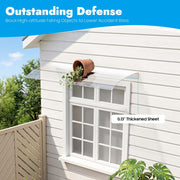Door Canopy Awning Shelter Front Back Porch Outdoor Shade Patio Roof Rain Cover