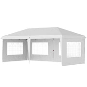 3 x 6m Heavy Duty Gazebo Marquee Party Tent with Storage Bag White
