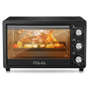 OYAJIA Mini Oven Toaster Grill Tabletop Compact Portable Baking Cooker 28L 1500W