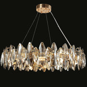 Luxury Crystal LED Chandeliers,Modern Crystal Ceiling Light for Dining Room