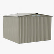 8 x 8ft Metal Garden Shed Glitter Finish Outdoor Storage House with Foundation