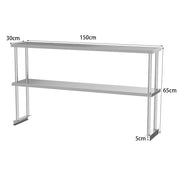 Commercial Catering Work Top Table Stainless Steel Bench Kitchen Food Storage