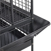 African Grey Cage Large Open Playtop Parrot Bird Cage for Cockatiels with Stand