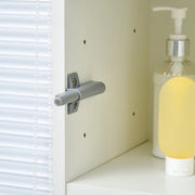 High Gloss Slimline Bathroom Tallboy Free Standing Cabinet Tall Storage Cupboard