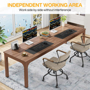 78.7 Inches Extra Long Computer Desk 2 Person Desk, Double Long Desk Workstation
