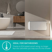 Duux Edge Smart Convector Heater Gen 2 2000W DXCH25UK WiFi Alexa White 30m²