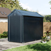 4 x 8FT Garden Storage Shelter Bike Shed Log Store Motorbike Moped Scooter Cover