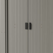 4x 8 FT Galvanised Metal Garden Storage Shed Glitter Effect with Free Foundation