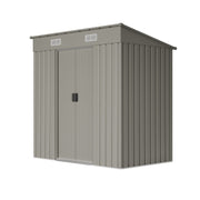 4x6 FT Garden Shed Glitter Storage Shed Waterproof with Foundation Kit and Vents