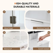 Dressing Table With Drawers Mirror Stool Set Makeup Desk Vanity Table Bedroom