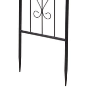 2M Garden Arch Metal Archway Gate Rose Vine Plants Climbing Trellis Heavy Duty