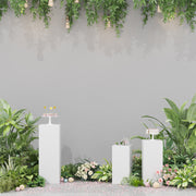 3X Metal Plinth Cylinder Dessert Pedestal Wedding Cake Flower Display Stand Rack