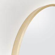 Round Gold Wall Mirror - 50cm x 50cm Home Accessories